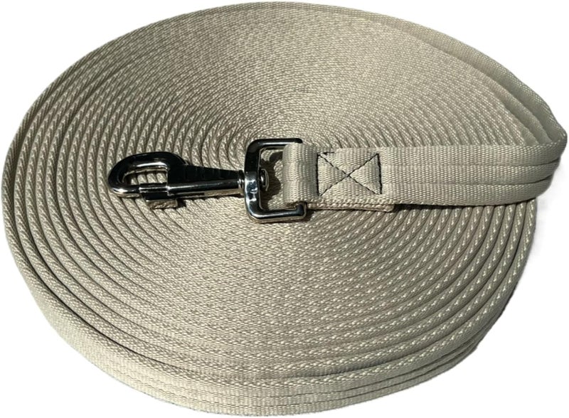 ALLZSMOOTHLY Horse Training Lunge Line with Alloy Trigger Buckle for Accurate Equestrian Training of 32.8 ft(10 Meters) - Image 1